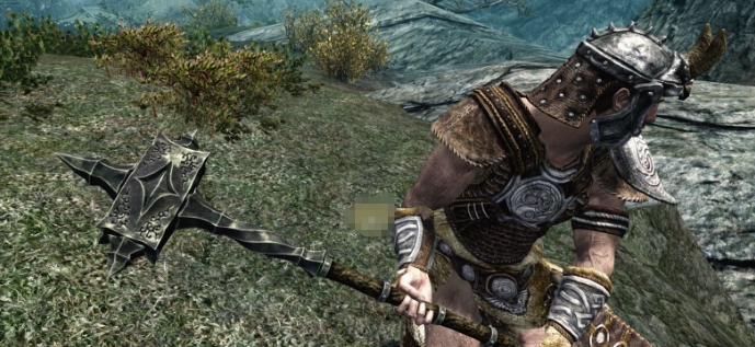 上古卷轴5天际远古兽人战锤MOD v1.5