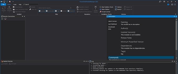 PowerShell ModuleManager(模板管理工具) v1.1.17