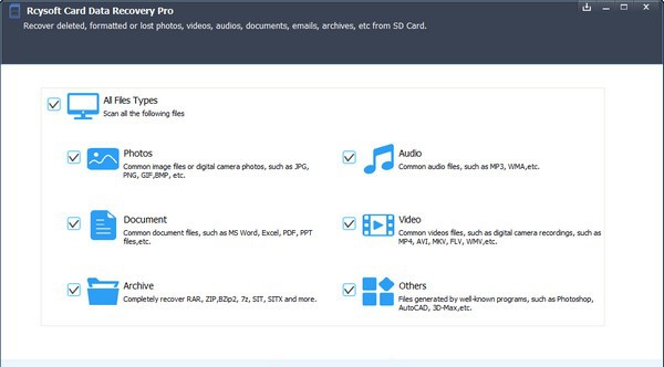 Rcysoft Card Data Recovery Pro(SD卡数据恢复工具) v8.8.5