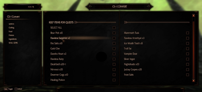 上古卷轴5天际重制版自动贩卖与库存整理MOD v1.7