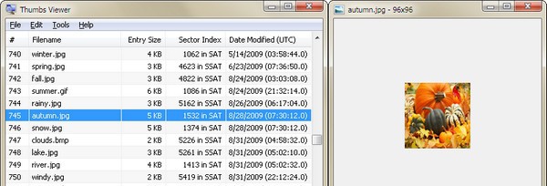 Thumbs Viewer(db文件查看器) v1.0.3.7