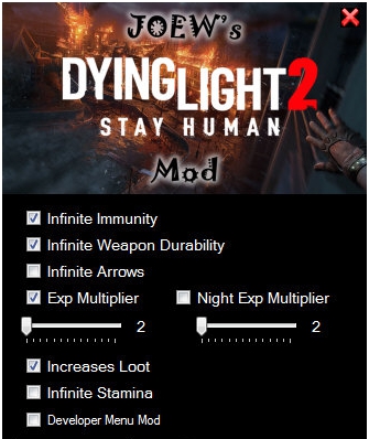 消逝的光芒2steam版修改器 v1.6
