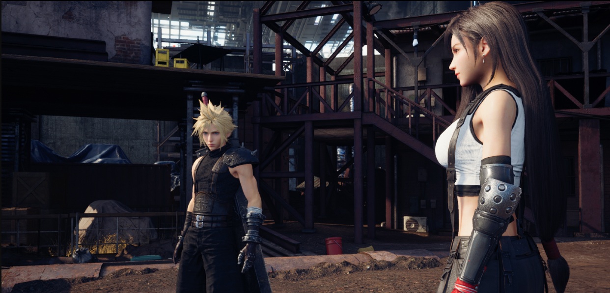 最终幻想7重制版蒂法红色皮手套和黑色金属护肘MOD v1.32