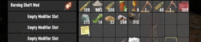 七日杀螺旋钻和电锯可以附加燃烧杆模组 v1.6