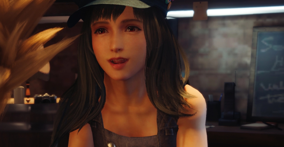 最终幻想7重制版蒂法穿上凯莉迦南服装MOD v3.65