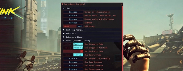 赛博朋克2077超梦协议修改器 v1.10