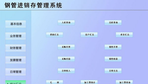 钢管进销存管理系统 v1.4