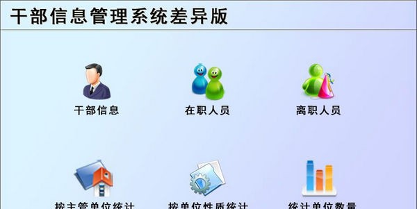 干部信息管理系统差异版 v1.5