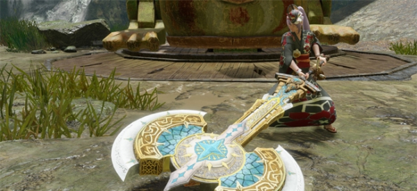 怪物猎人崛起宫廷镜盾替换冲锋斧MOD v1.71