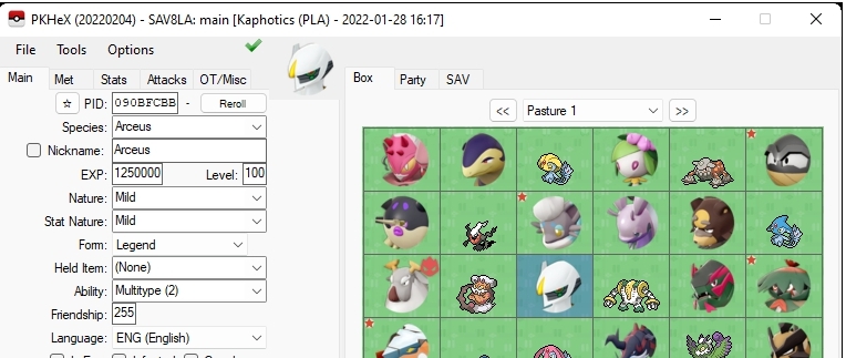 PKHeX(宝可梦全能修改器) v22.03.12