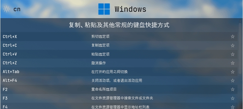 LittleTips当前程序快捷键列表 v1.0.0.3
