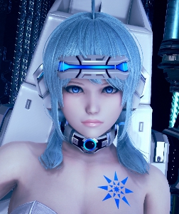 AI少女蓝发蓝瞳白色连衣裙小姐姐MOD v2.45