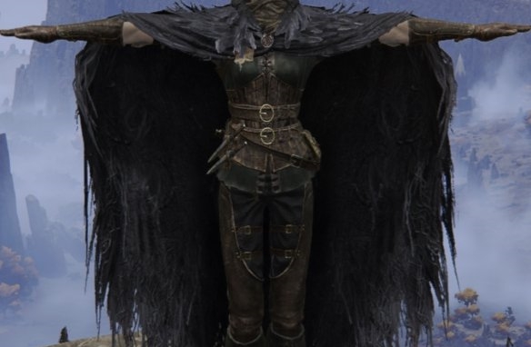 艾尔登法环猛禽黑羽套装外观修改MOD v1.68