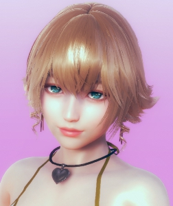 AI少女金发蓝瞳白色泳装小姐姐MOD v1.60