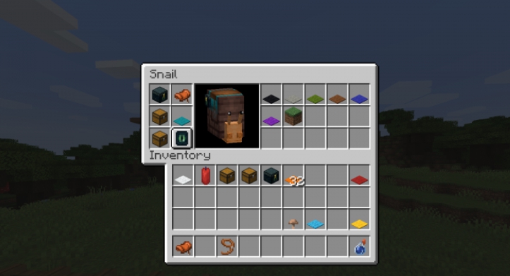 我的世界1.18.2新的生物蜗牛MOD v2.61