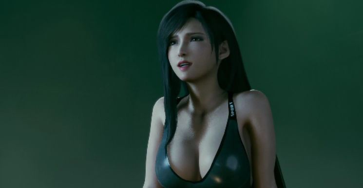 最终幻想7：重制版蒂法4K黑色紧身瑜伽背心 v1.58