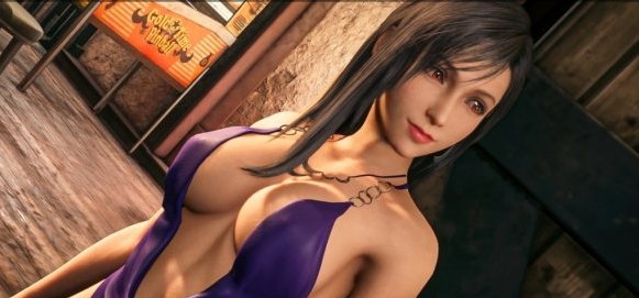 最终幻想7：重制版蒂法全新的美艳紫色礼服MOD v2.42