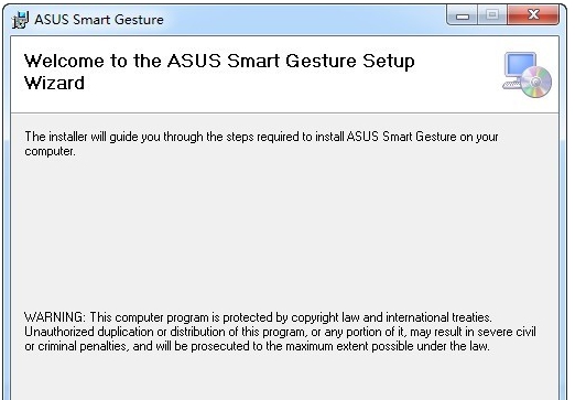ASUS Smart Gesture v2.2.18