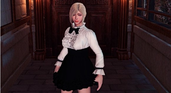 怪物猎人世界冰原女性角色魅惑马尾辫发型MOD v1.95