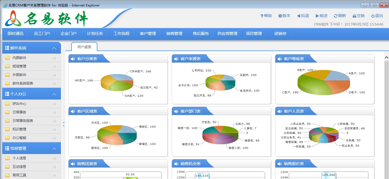 名易MyCRM客户关系管理平台 v1.5.2.4