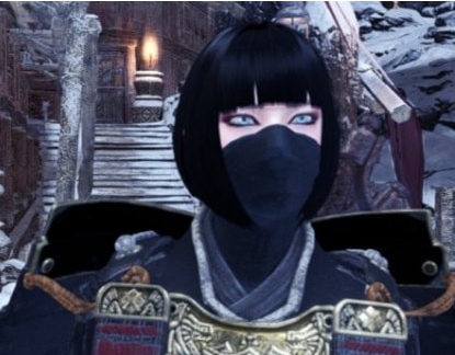 怪物猎人世界冰原女性神秘面罩迅龙套装MOD v2.81