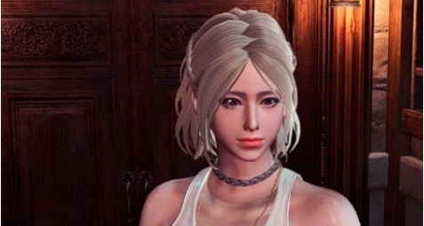 怪物猎人世界冰原女性角色精美半束发型MOD v3.77
