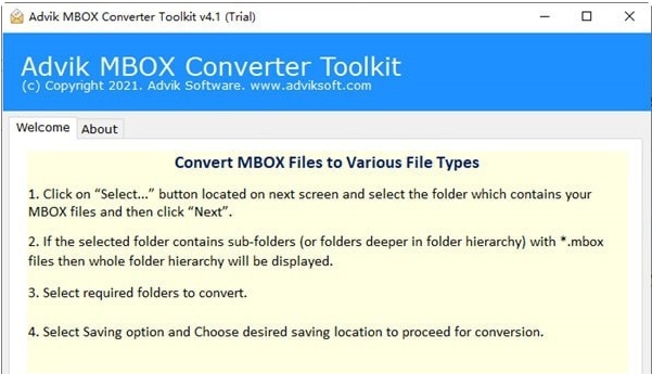 Advik MBOX Converter Toolkit v4.5