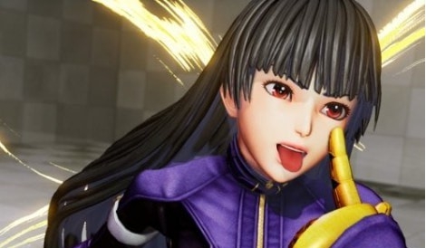 拳皇15库拉美丽黑色长直发形象MOD v3.5