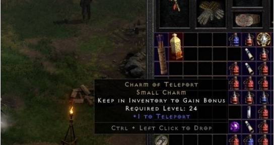 暗黑破坏神2重制版带传送技能的小护身符MOD v2.37