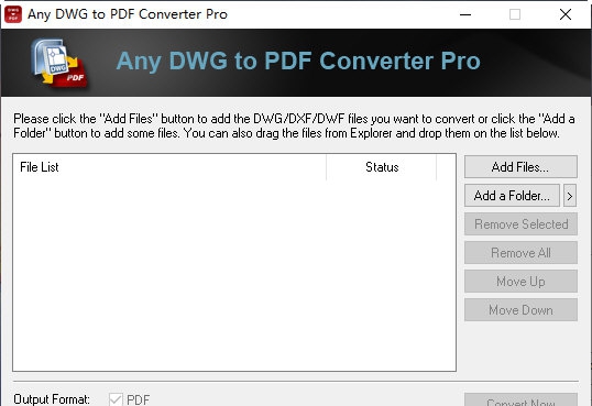 any dwg to pdf converter v1.10