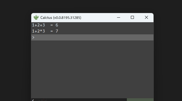 calctus v0.0.8195.30747