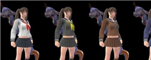 怪物猎人崛起曙光清纯JK服替换毒妖鸟泥鱼龙套补丁 v3.18
