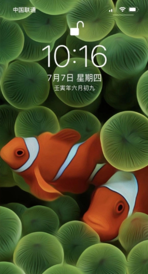 iOS16Beta3小丑鱼壁纸素材 v1.6