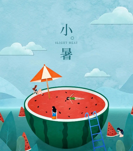 小暑节气宣传海报素材 v1.7