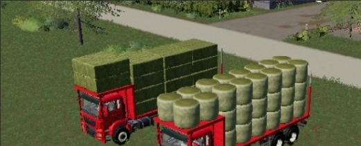 模拟农场19草捆车自动装载MOD v1.32