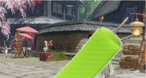 怪物猎人崛起曙光绿舌头冰棒替换王国骑士大剑MOD v1.59