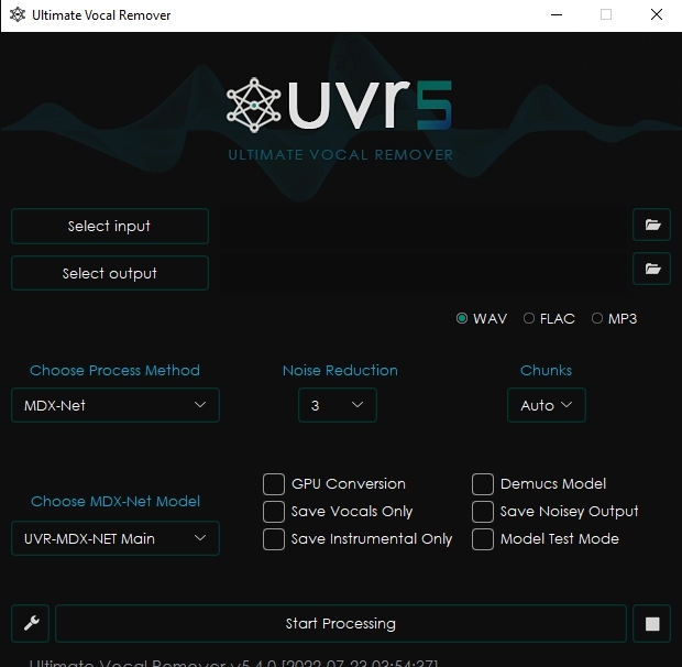 Ultimate Vocal Remover v5.4.5
