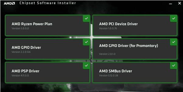 Ryzen芯片组驱动 v4.08.09.2341