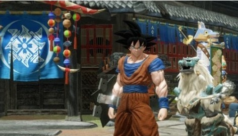 怪物猎人崛起曙光龙珠孙悟空黑带套装MOD v3.59