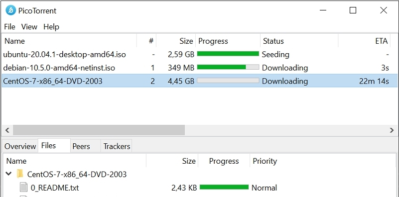 PicoTorrent v0.25.3
