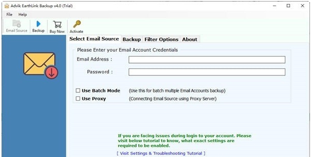 Advik Earthlink Backup v4.3