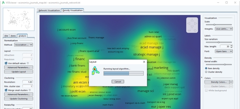 VOS Viewer文献可视化神器 v1.6.22