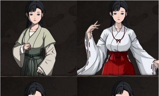 太吾绘卷女性华丽巫女服瘦脸MOD v2.41