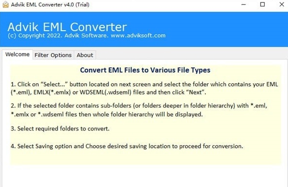 Advik EML Converter(EML转换器) v4.3