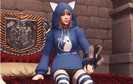 怪物猎人世界冰原可爱猫耳连帽卫衣MOD v2.10