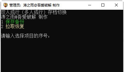 双人成行存档切换工具 v1.4
