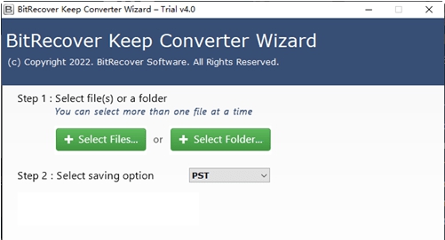 BitRecover Keep Converter Wizard v4.3