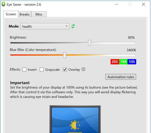 EYE SAVER v2.46