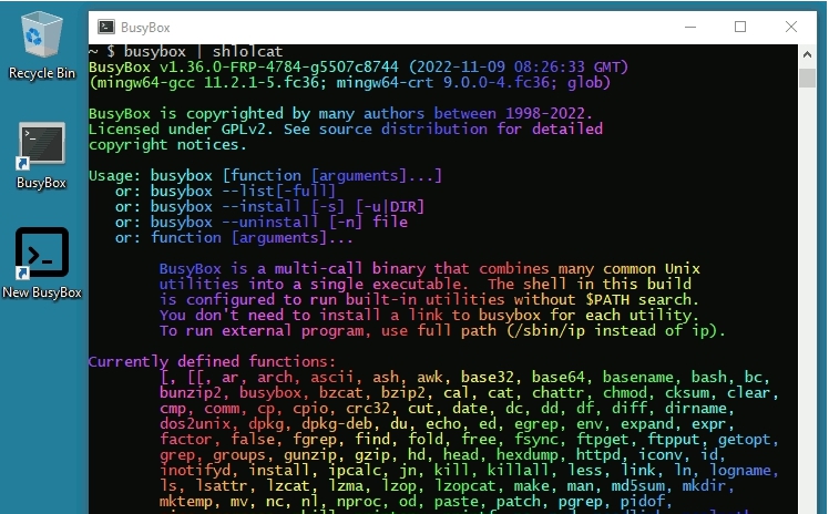 busybox w32 v1.36.0.3785