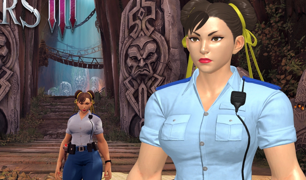 暗黑血统3街霸春丽蓝色制服MOD v1.11